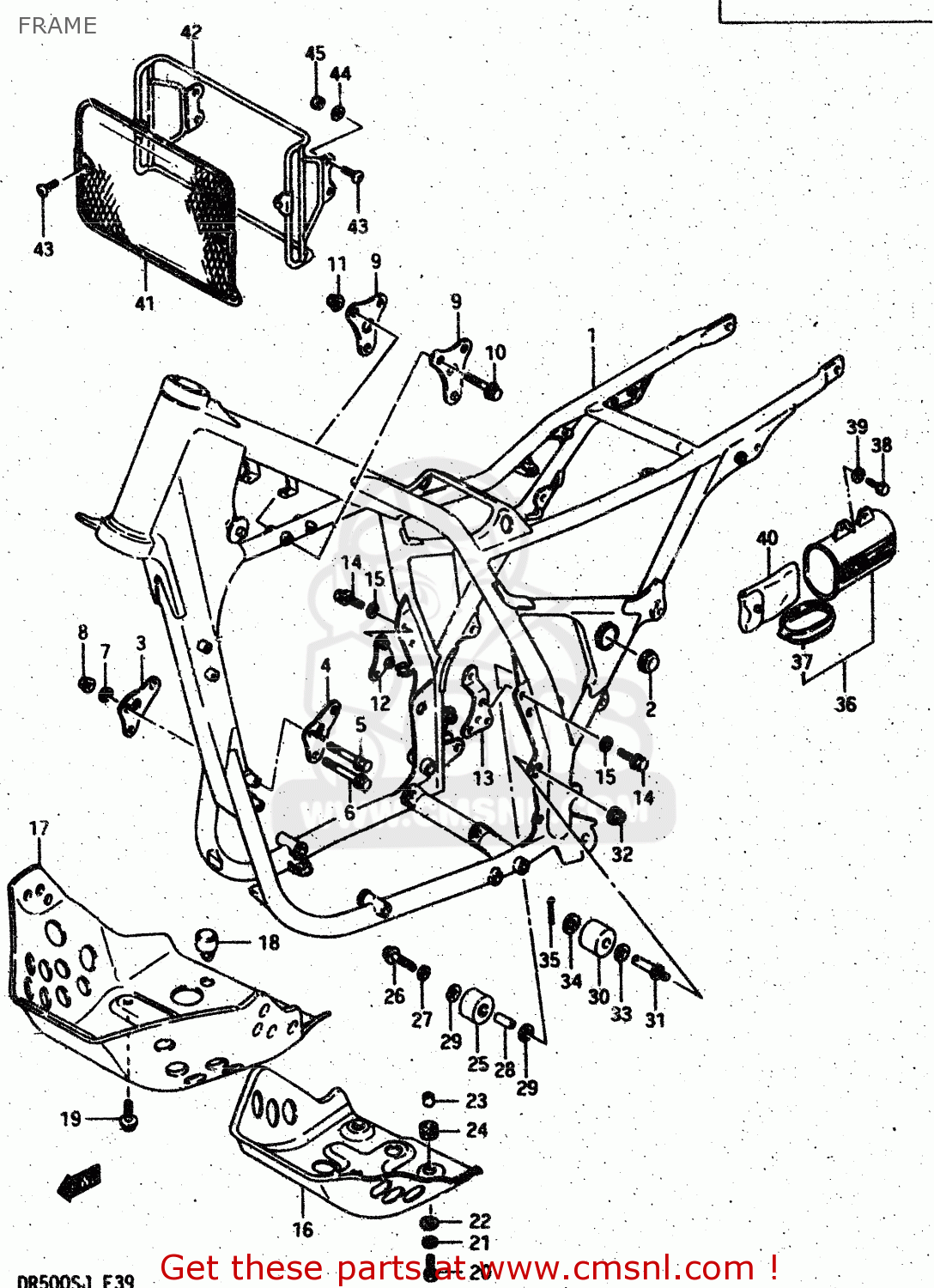 FRAME DR500S 1988 (J)