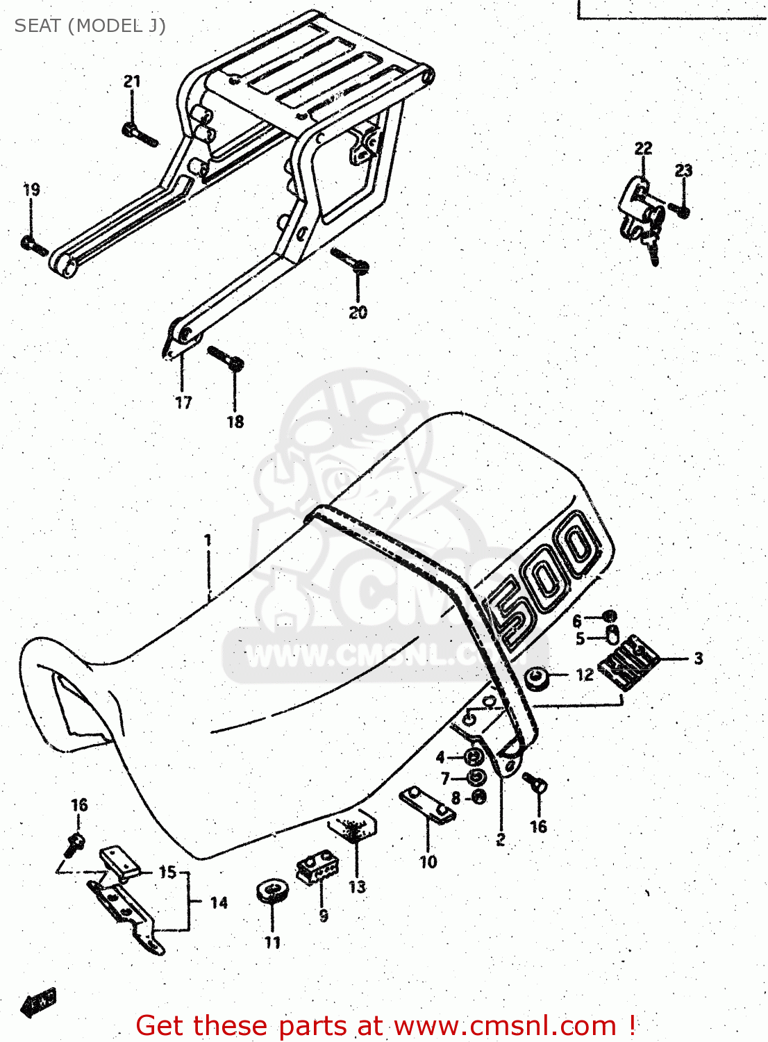 SEAT (MODEL J) DR500S 1988 (J)