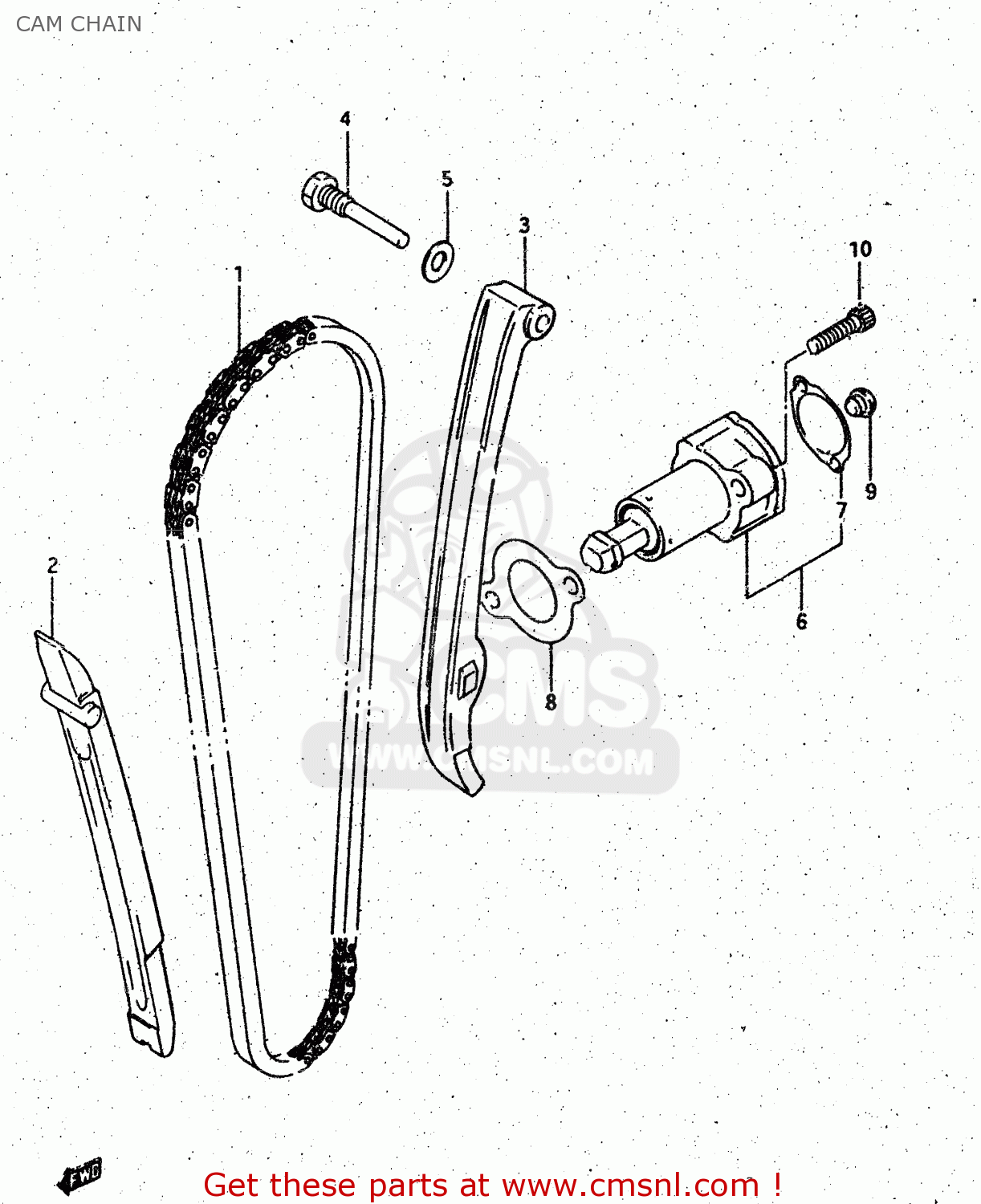CAM CHAIN DR500S 1988 (J)
