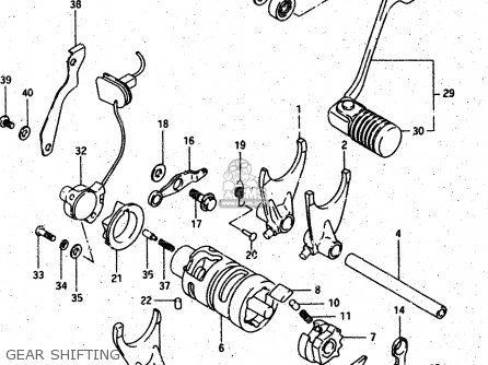 GEAR SHIFTING - DR500S 1988 (J)