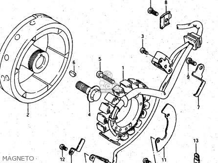 MAGNETO - DR500S 1988 (J)