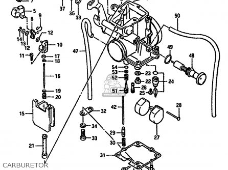 CARBURETOR - DR600R 1988 (J) (E02 E04 E06 E15 E16 E17 E18 E22 E24 E25 E34 E53