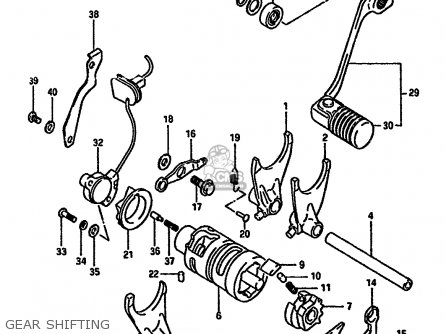 GEAR SHIFTING - DR600R1989 (K)