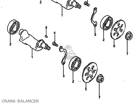 CRANK BALANCER - DR600R1989 (K)