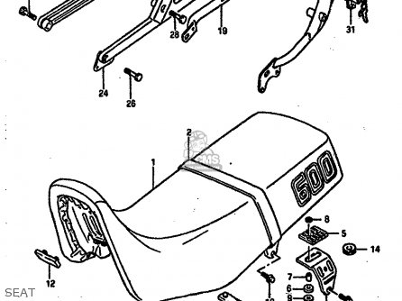 SEAT - DR600RU 1987 (H)