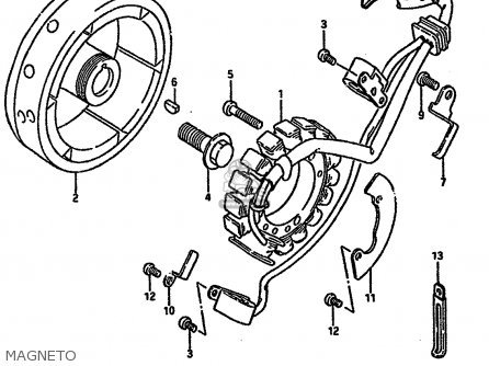 MAGNETO - DR600RU 1989 (K)
