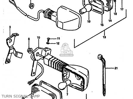 TURN SIGNAL LAMP - DR600RU 1989 (K)