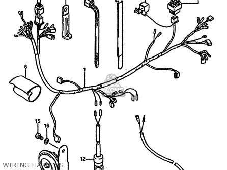 WIRING HARNESS - DR600RU 1989 (K)