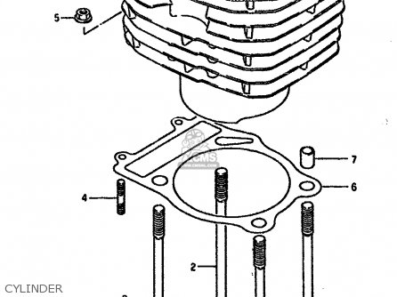 CYLINDER - DR600RU 1989 (K)