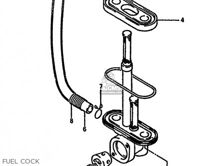 FUEL COCK - DR600S 1986 (G) (E01 E02 E04 E15 E16 E17 E18 E21 E22 E24 E25 E34