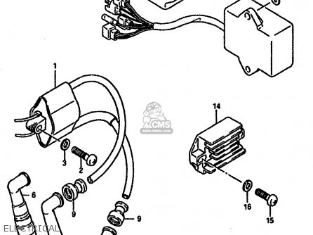 ELECTRICAL - DR600S 1989 (K) (E02 E04 E15 E16 E17 E18 E21 E22 E25 E34 E39 E53