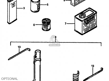 OPTIONAL - DR600S 1989 (K) (E02 E04 E15 E16 E17 E18 E21 E22 E25 E34 E39 E53