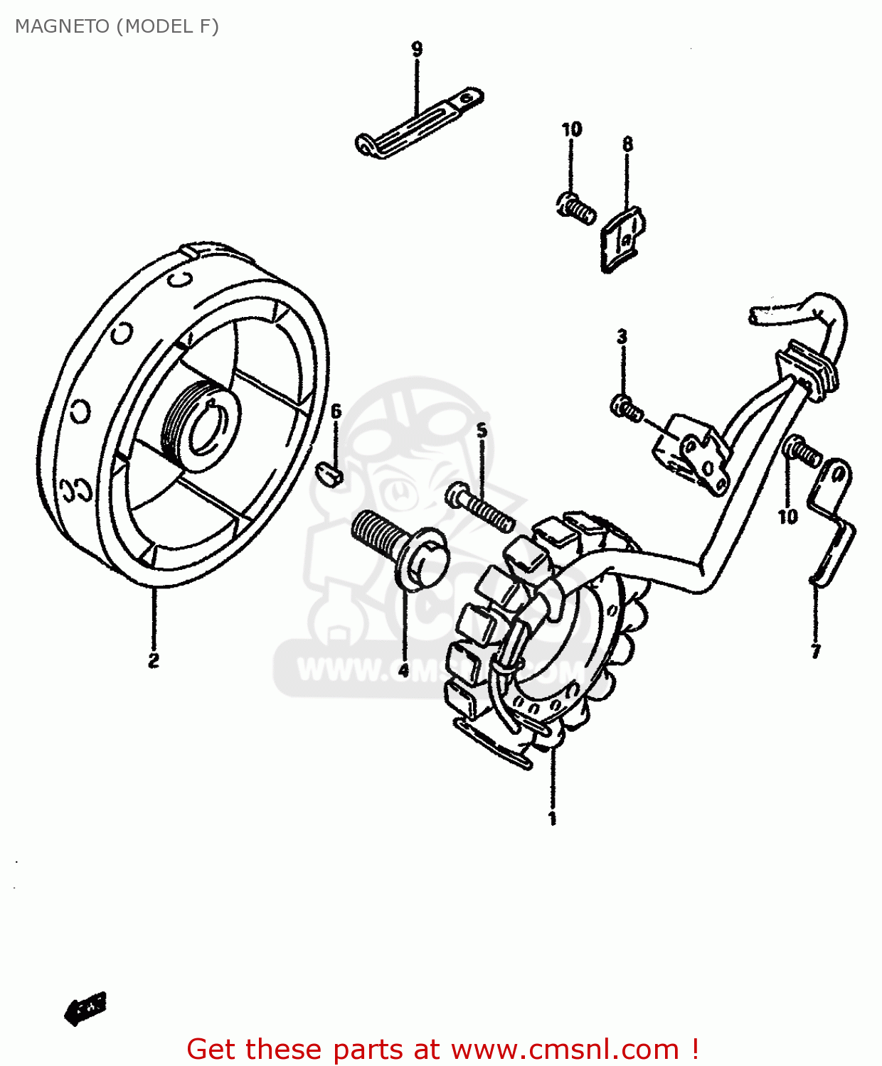 MAGNETO (MODEL F) DR600SU 1985 (F) GERMANY (E22)