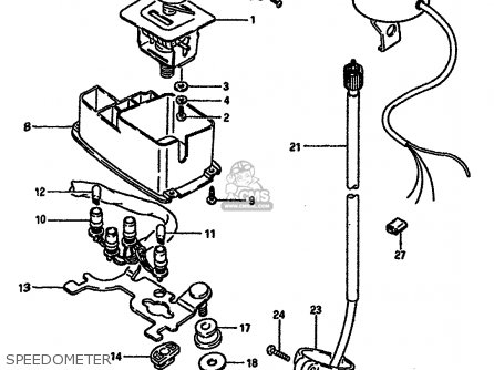 SPEEDOMETER - DR600SU 1985 (F) GERMANY (E22)