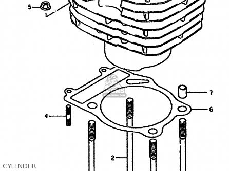 CYLINDER - DR600SU 1985 (F) GERMANY (E22)