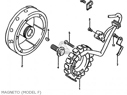 MAGNETO (MODEL F) - DR600SU 1986 (G) GERMANY (E22)