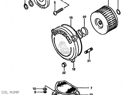 OIL PUMP - DR600SU 1988 (J) GERMANY (E22)