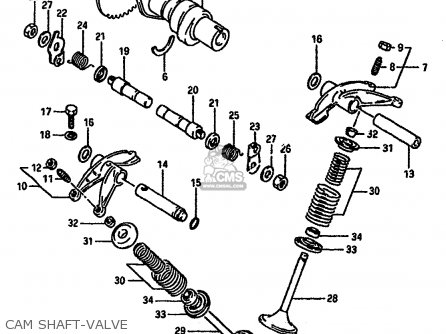 CAM SHAFT-VALVE - DR600SU 1989 (K) GERMANY (E22)