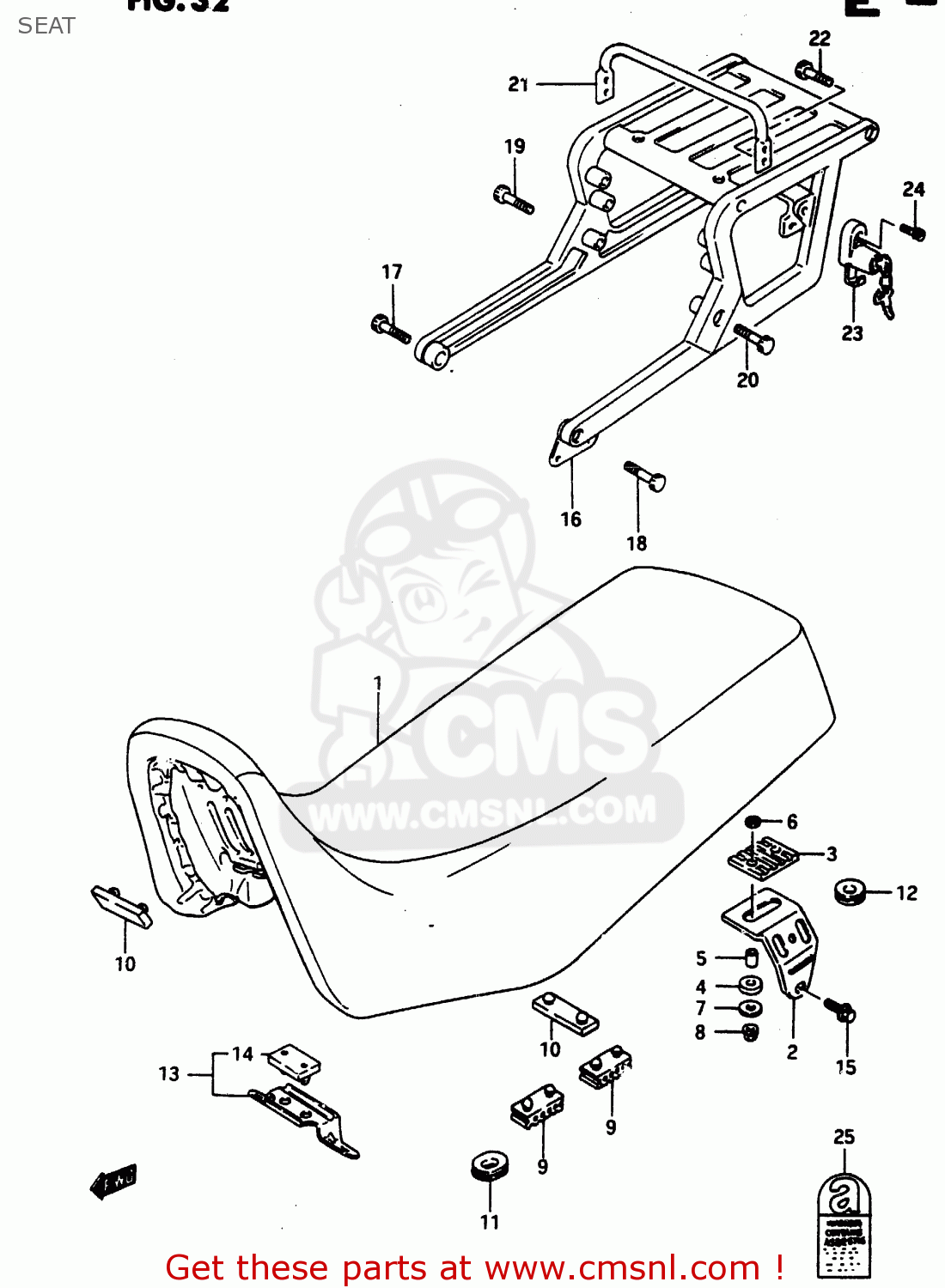 SEAT DR650R 1990 (L) (E2 E4 E15 E16 E17 E18 E21 E22 E24 E25 E34 E39 E