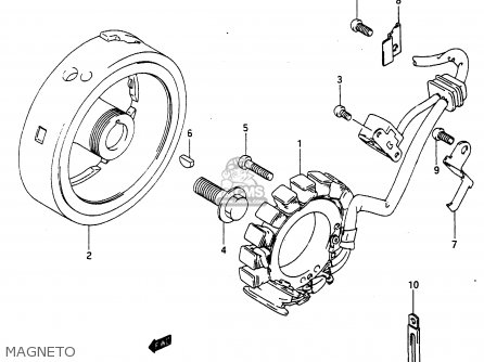 MAGNETO - DR650R 1990 (L) (E2 E4 E15 E16 E17 E18 E21 E22 E24 E25 E34 E39 E