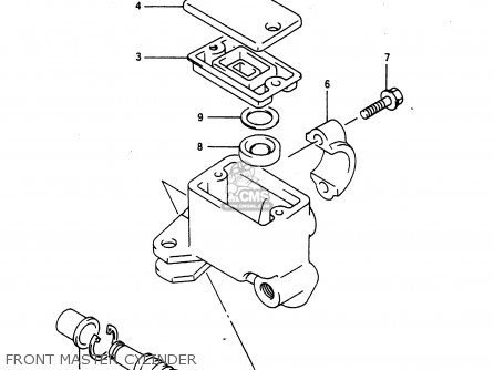 FRONT MASTER CYLINDER - DR650R 1990 (L) (E2 E4 E15 E16 E17 E18 E21 E22 E24 E25 E34 E39 E