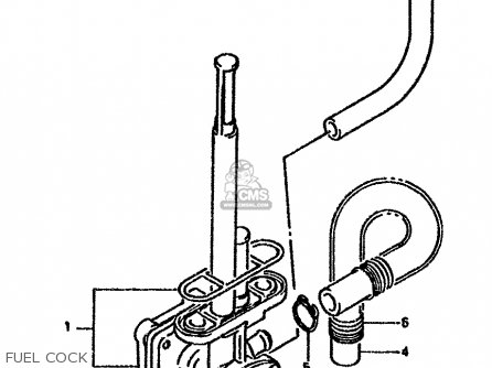 FUEL COCK - DR650R 1993 (P) (E04 E17 E18 E21 E22 E24 E34 E53)