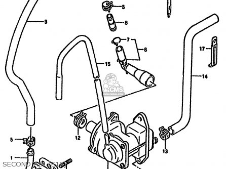 SECOND AIR (E18) - DR650R 1994 (R) (E04 E21 E22 E53)