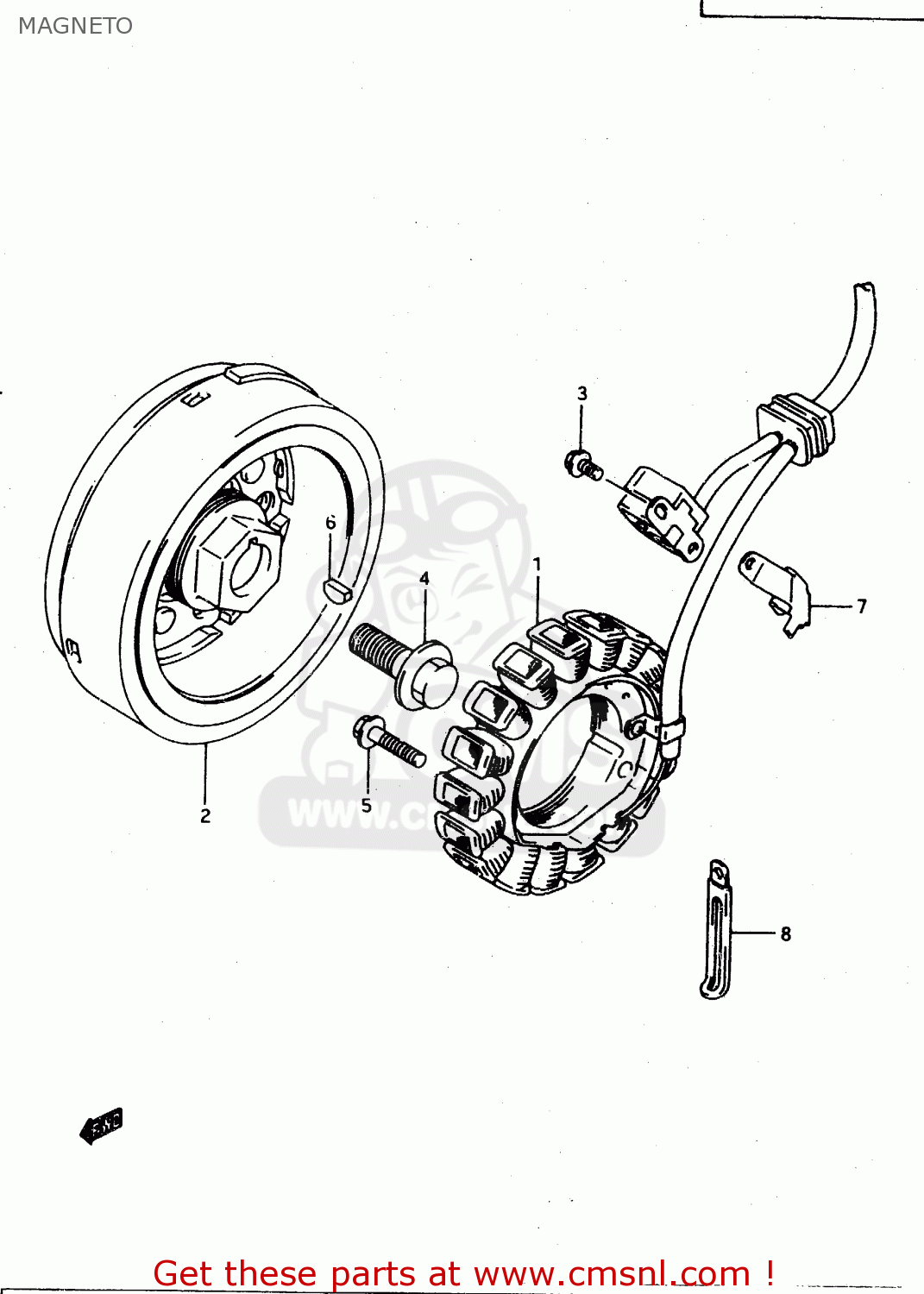 MAGNETO DR650RE 1994 (R) (E02 E04 E17 E18)