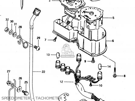SPEEDOMETER - TACHOMETER - DR650RE 1994 (R) (E02 E04 E17 E18)