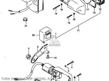 TURN SIGNAL LAMP (MODEL R) - DR650RE 1994 (R) (E02 E04 E17 E18)