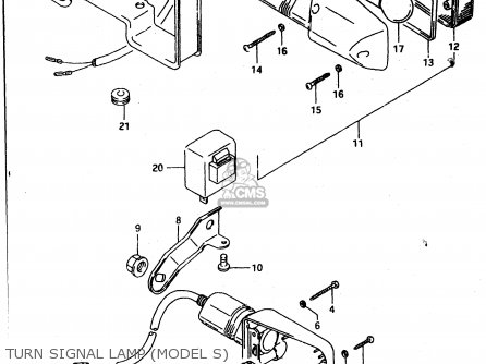 TURN SIGNAL LAMP (MODEL S) - DR650RE 1994 (R) (E02 E04 E17 E18)