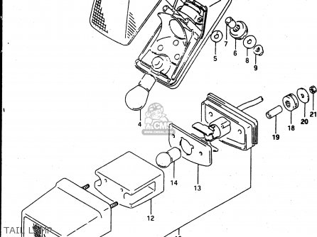 TAIL LAMP - DR650RE 1994 (R) (E02 E04 E17 E18)