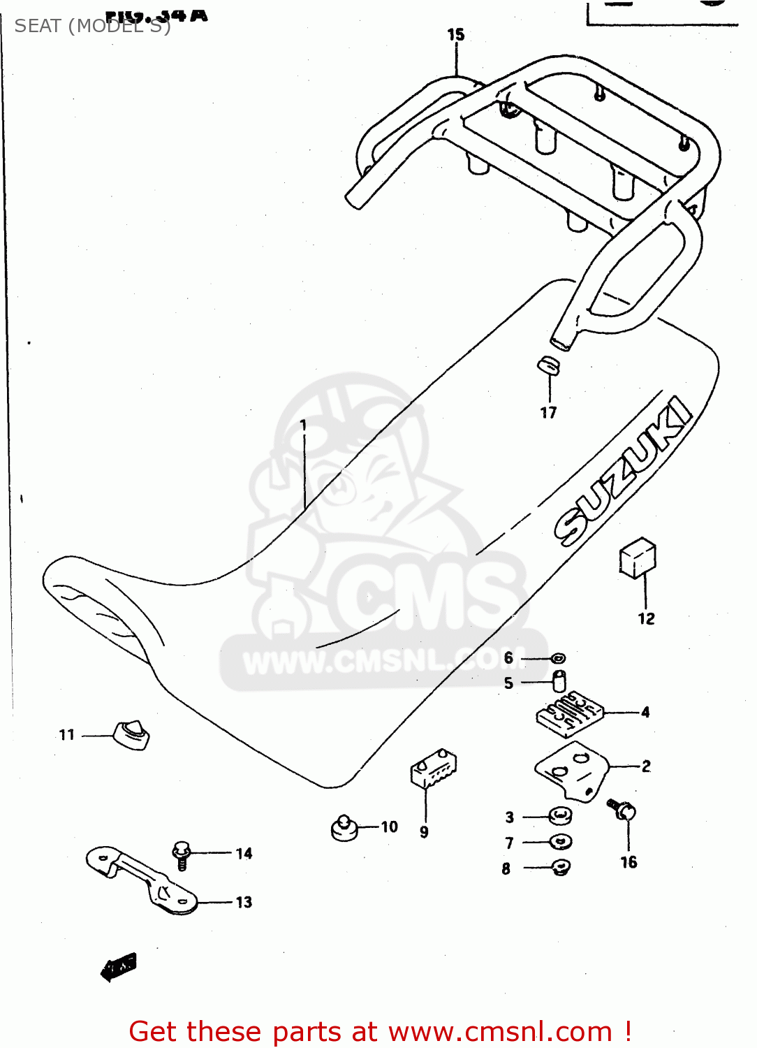 SEAT (MODEL S) DR650RE 1995 (S) (E02 E04 E18)