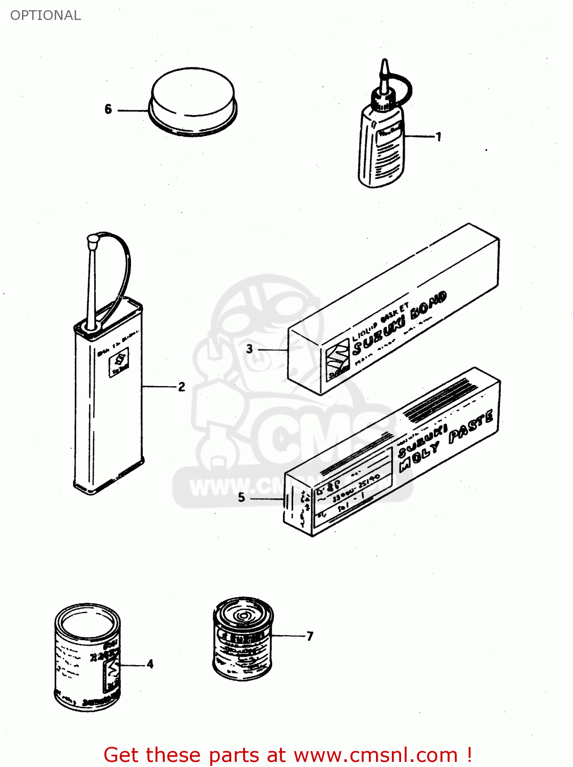 OPTIONAL DR650RE 1995 (S) (E02 E04 E18)