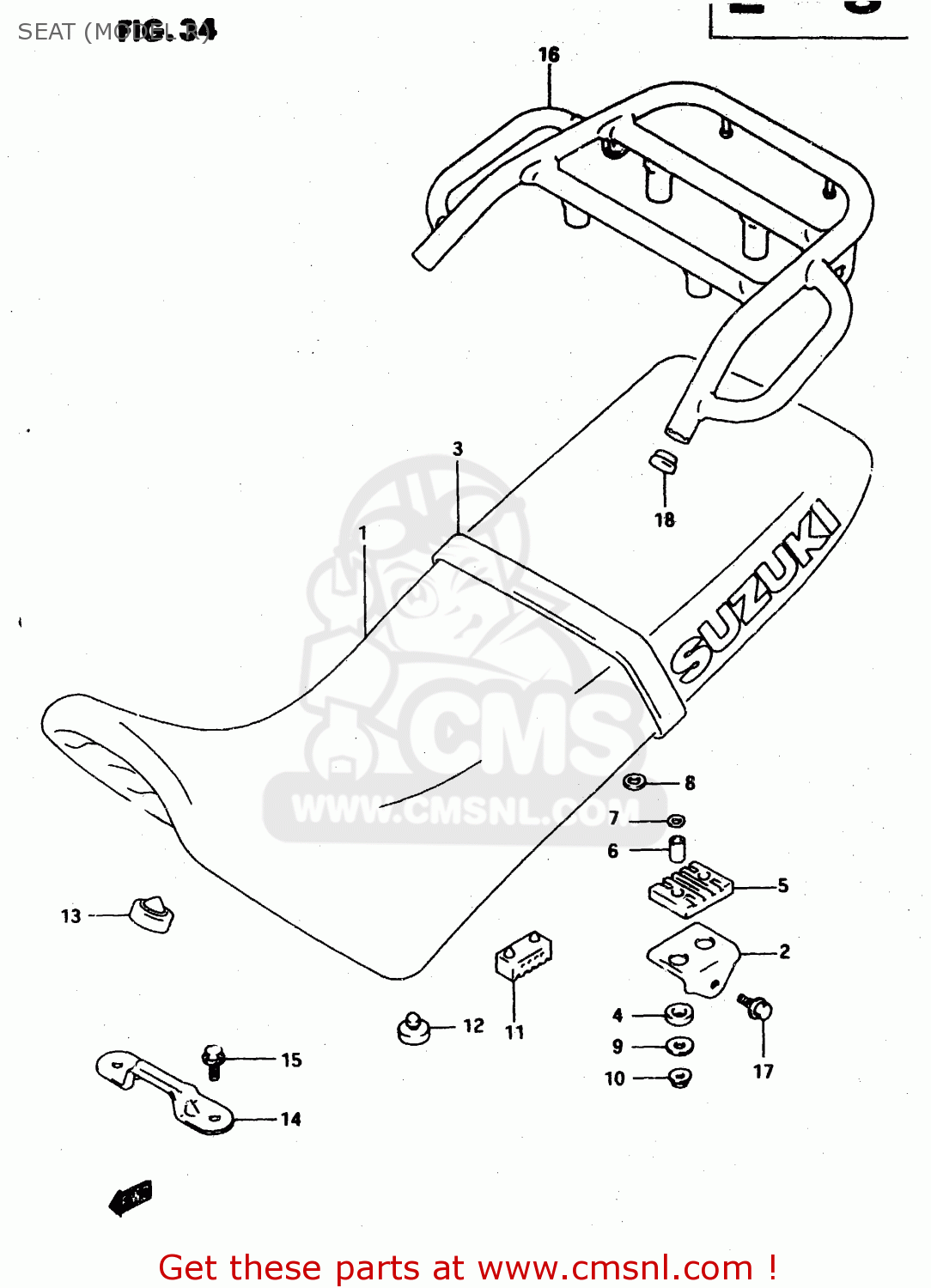 SEAT (MODEL R) DR650REU 1994 (R) (E22)