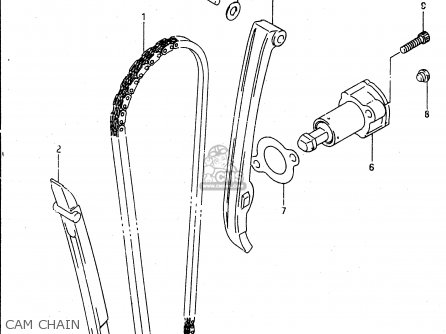 CAM CHAIN - DR650REU 1994 (R) (E22)