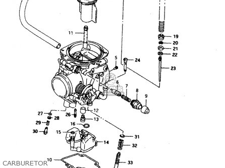 CARBURETOR - DR650REU 1994 (R) (E22)