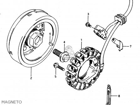 MAGNETO - DR650REU 1994 (R) (E22)