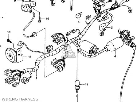 WIRING HARNESS - DR650REU 1994 (R) (E22)