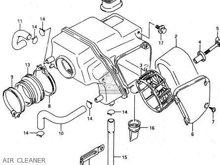 AIR CLEANER - DR650REU 1995 (S) (E22)