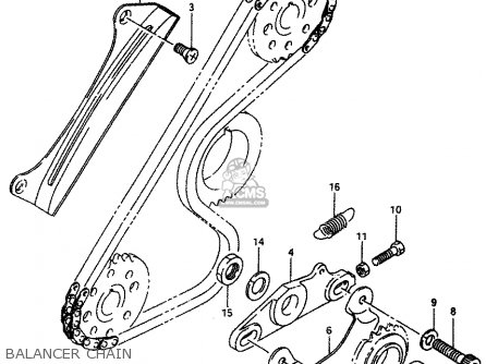 BALANCER CHAIN - DR650REU 1995 (S) (E22)