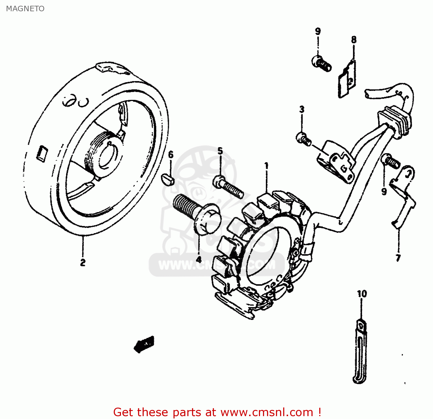 MAGNETO DR650RS 1990 (L) (2 4 15 E16 E17 E18 E21 E22 E24 E25 E34 E39 E53