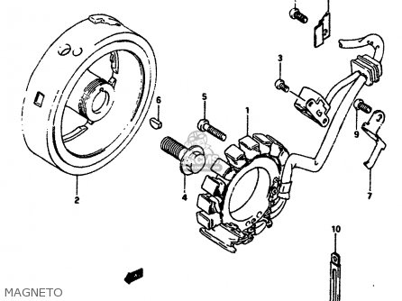 MAGNETO - DR650RS 1990 (L) (2 4 15 E16 E17 E18 E21 E22 E24 E25 E34 E39 E53