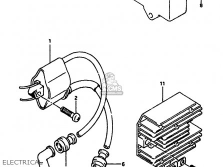 ELECTRICAL - DR650RS 1990 (L) (2 4 15 E16 E17 E18 E21 E22 E24 E25 E34 E39 E53