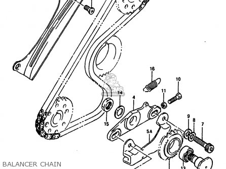 BALANCER CHAIN - DR650RS 1990 (L) (2 4 15 E16 E17 E18 E21 E22 E24 E25 E34 E39 E53
