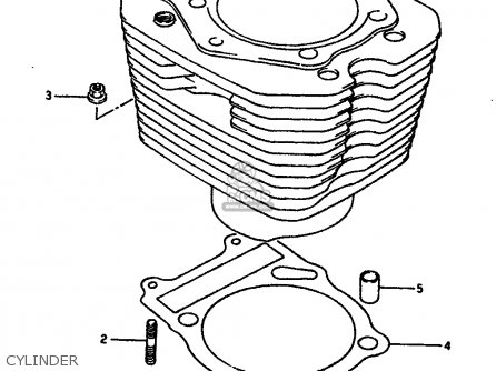 CYLINDER - DR650RS 1991 (M) (2 4 15 E16 E17 E18 E21 E22 E24 E25 E34 E39 E53