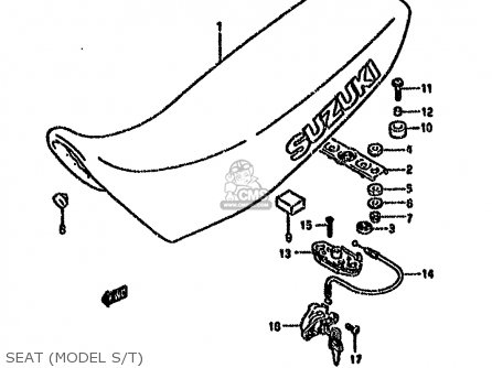 SEAT (MODEL S/T) - DR650RSE 1992 (N) (E2 E4 E15 E16 E17 E18 E21 E22 E24 E25 E34 E53