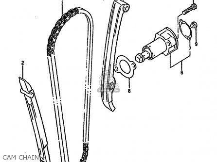 CAM CHAIN - DR650RSE 1994 (R) (E04 E18 E21 E22 E34 E53)