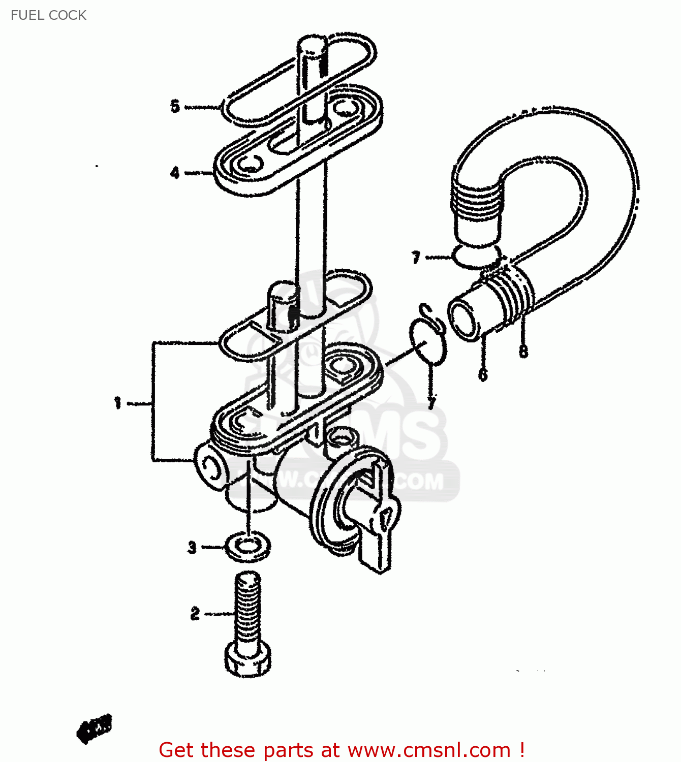 FUEL COCK DR650RSE 1995 (S) (E04 E18 E22 E34 E37)