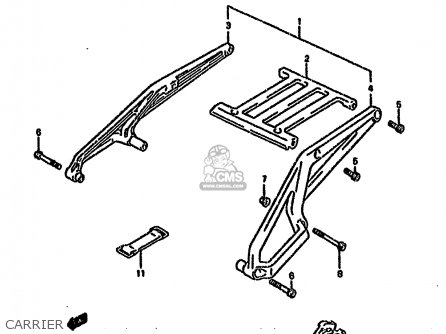 CARRIER - DR650RSE 1995 (S) (E04 E18 E22 E34 E37)